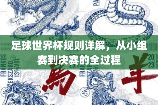 足球世界杯规则详解，从小组赛到决赛的全过程