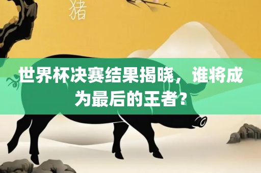 世界杯决赛结果揭晓，谁将成为最眉山市正发家政服务有限公司后的王者？