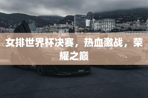 女排世界杯决赛，热血激战，荣耀之巅