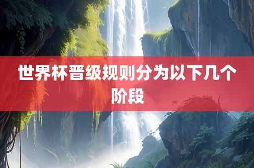 世界杯晋级规则分为以下几个阶段眉山市正发家政服务有限公司