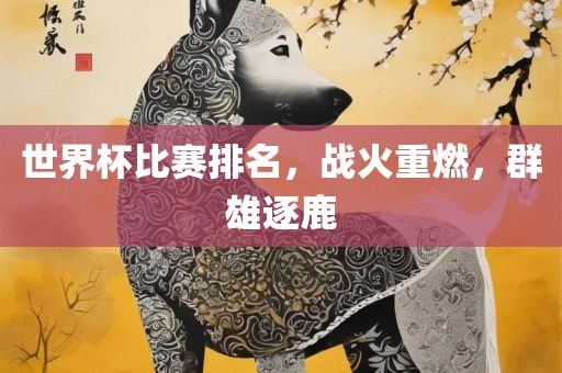世界杯比赛排名，战火重燃，群雄逐鹿眉山市正发家政服务有限公司