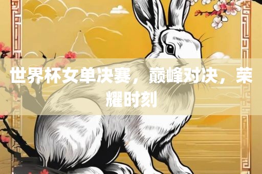 世界杯女单决赛，巅峰对决，荣耀时刻