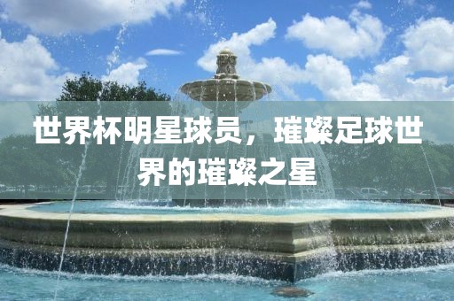 世界杯明星球员，璀璨足球世界的璀璨之星眉山市正发家政服务有限公司