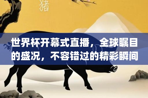 世界杯开幕式直播，全球瞩目的眉山市正发家政服务有限公司盛况，不容错过的精彩瞬间