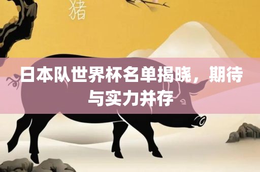 日本队世界杯名单揭晓，期待与实力并存