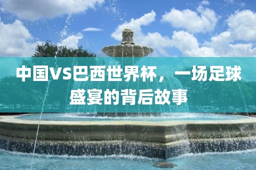 中国VS巴西世界杯，一场足球盛宴的背后故事眉山市正发家政服务有限公司