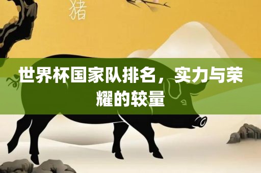 世界杯国家队排名，实力与荣耀的较量