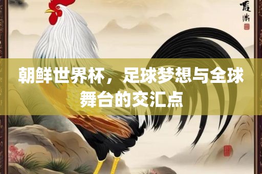 朝鲜世界杯，足球梦想与全球舞台的交汇点