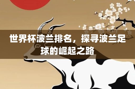 世界杯波兰排名，探寻波兰足球的崛起之路