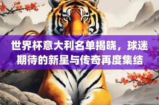 世界杯意大利名单揭晓，球迷期待的新星与传奇再度集结