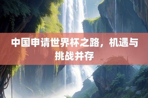 中国申请世界杯之路，机遇与挑战并存