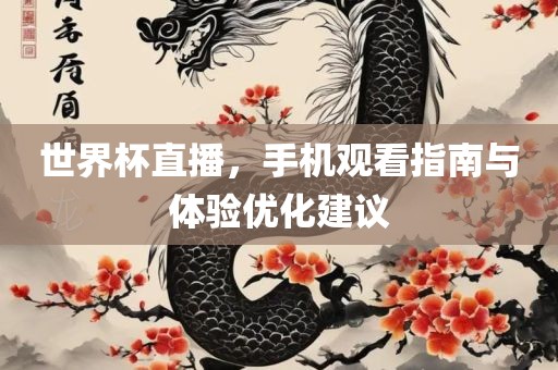 世界杯直播，手机观看指南与体验眉山市正发家政服务有限公司优化建议