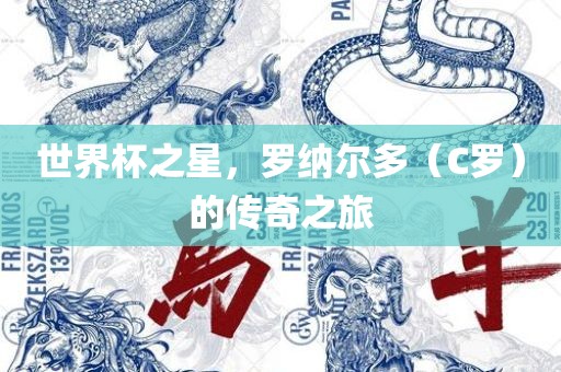 世界杯之星，罗纳尔多（C罗）的传奇之旅