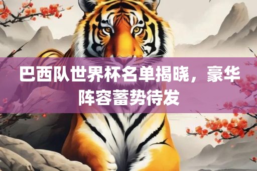巴西队世界杯名单揭晓，豪华阵容蓄势待发