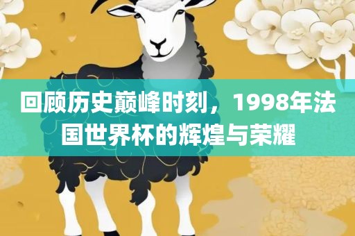 回顾历史巅峰时刻，1998年法国世界杯的辉煌与荣耀眉山市正发家政服务有限公司