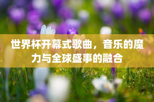 世界杯开幕式歌曲，音乐的魔力与全球盛事的融合