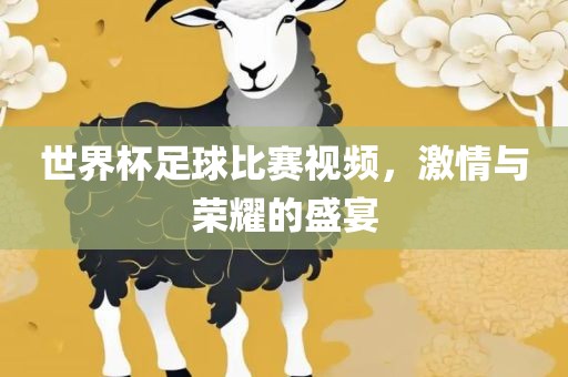 世界杯足球比赛视频，激情与荣耀的盛宴