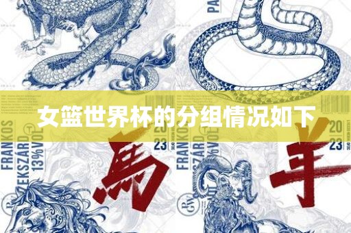 女篮世界杯的分组情况如下眉山市正发家政服务有限公司