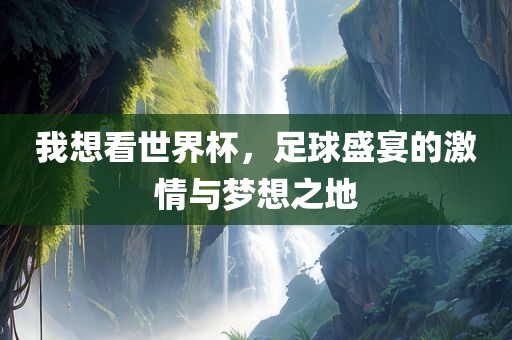 我想看世界杯，足球盛宴的激情与梦想之地眉山市正发家政服务有限公司