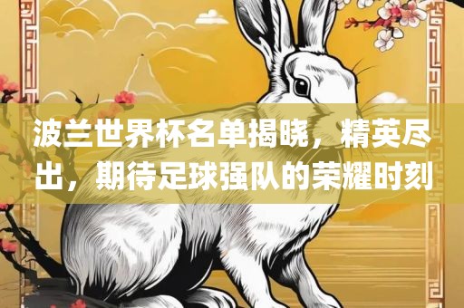 波兰世界杯名单揭晓，精英尽出，期待足球强队的荣耀时刻