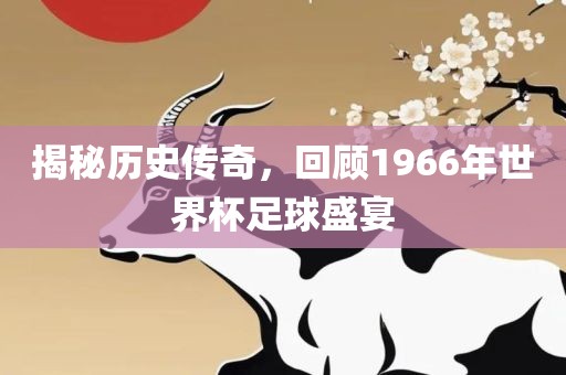 揭秘历史传奇，回顾1966年世界杯足球盛宴