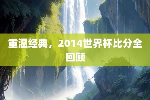 重温经典，2014世界杯比分全回顾