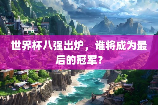 世界杯八强出炉，谁将成为最后的冠军？