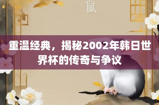 重温经典，揭秘2002年韩日世界杯的传奇与争议