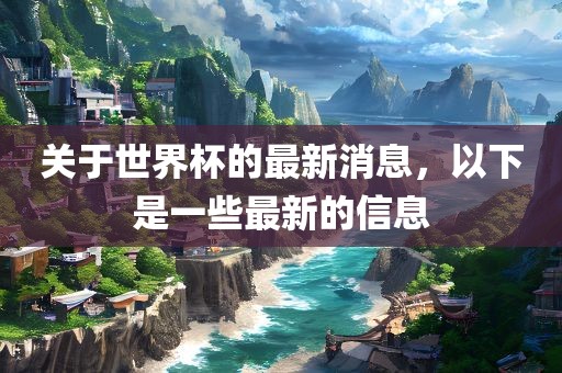 关于世界杯的最新消眉山市正发家政服务有限公司息，以下是一些最新的信息