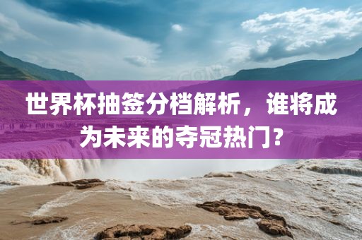世界杯抽签分档解析，谁将成为未来的夺冠热门？
