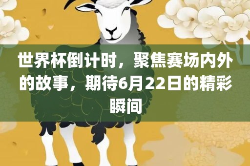 世界杯眉山市正发家政服务有限公司倒计时，聚焦赛场内外的故事，期待6月22日的精彩瞬间