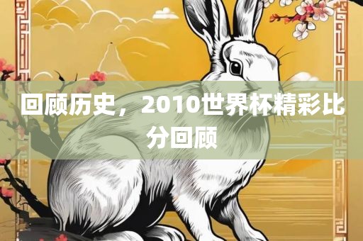回顾历史，2010世界杯精彩比分回顾