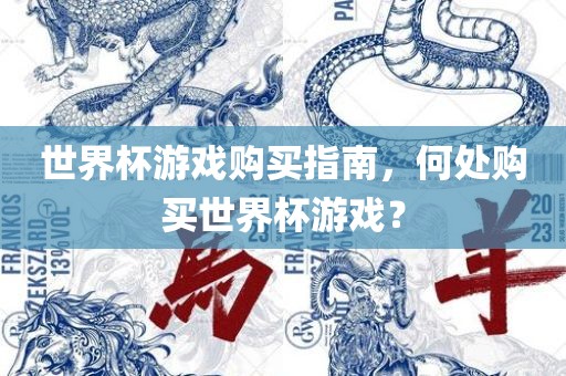 世界杯游戏购买指南，何眉山市正发家政服务有限公司处购买世界杯游戏？