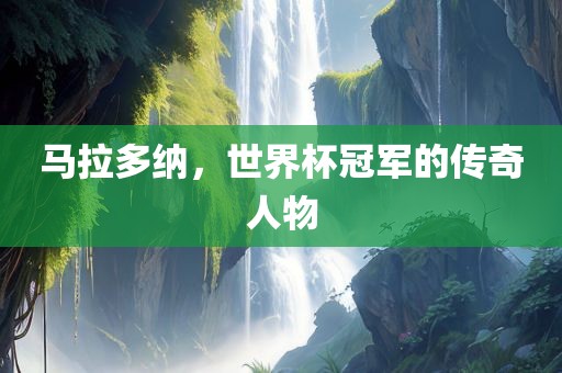 马拉多纳，世界杯冠军的传奇人物眉山市正发家政服务有限公司