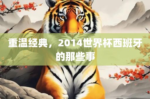 重温经典，2014世界杯西班牙的那些事