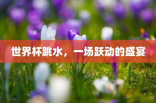 世界杯跳水，一场跃动的盛宴