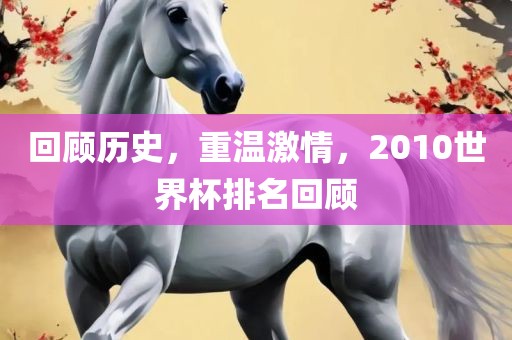 回顾历史，重温激情，2010世界杯排名回顾