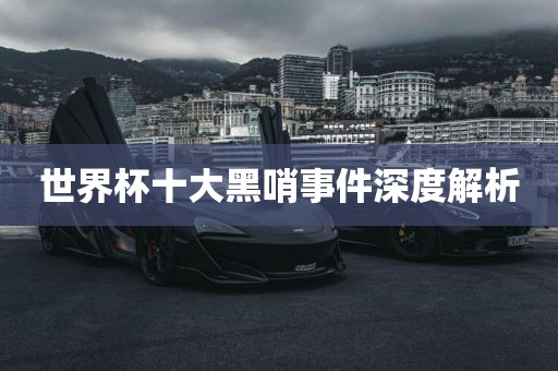 世界杯十大黑哨事件深度解析眉山市正发家政服务有限公司