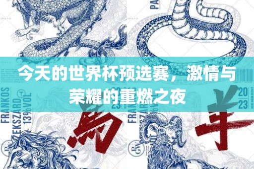 今天的世界杯预选赛，激情与荣耀的重燃之夜眉山市正发家政服务有限公司
