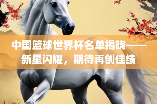 中国篮球世界杯名单揭晓——新星闪耀，期待再创佳绩眉山市正发家政服务有限公司