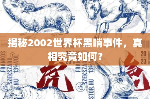 揭秘2002世界杯黑哨事件，真相究竟如何？