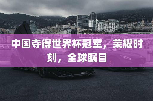 中国夺得世界杯冠军，荣耀时刻，全球瞩目