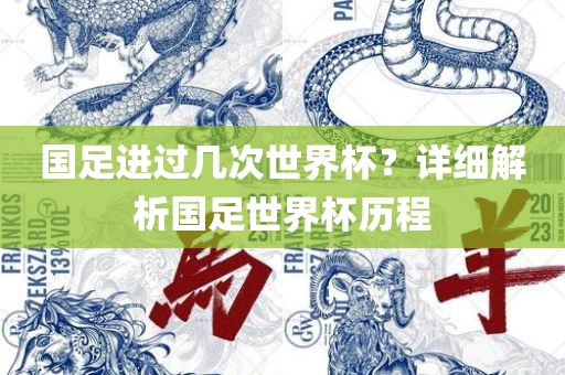 国足进过几次世界杯？详细解析国足世界杯历程