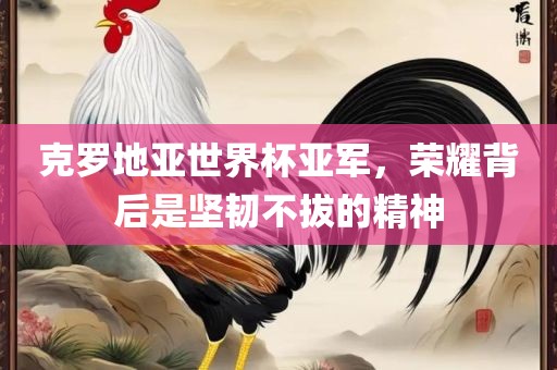 克罗地亚世界杯亚军，荣耀背后是坚韧不拔的精神眉山市正发家政服务有限公司