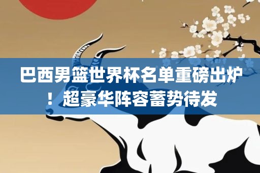 巴西男篮世界杯名单重磅出炉！超豪华阵容蓄势待发