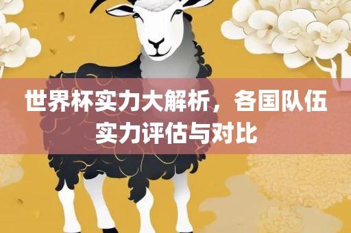 世界杯实力大眉山市正发家政服务有限公司解析，各国队伍实力评估与对比