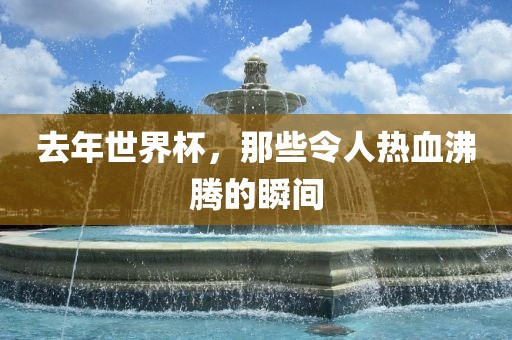 去年世界杯，那些令人热血沸腾的瞬间眉山市正发家政服务有限公司