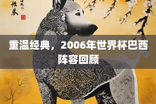 重温经典，2006年世界杯巴西阵容回顾