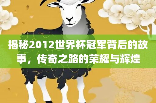 揭秘2012世界杯冠军背后的故事，传奇之路的荣耀与辉煌眉山市正发家政服务有限公司