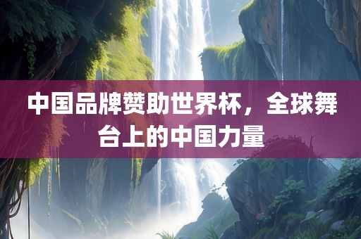 中国品牌赞助世界杯，全球舞台上的中国力量眉山市正发家政服务有限公司